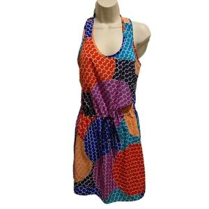 Banana Republic Racerback Dress, Graphic Print, Size Zero